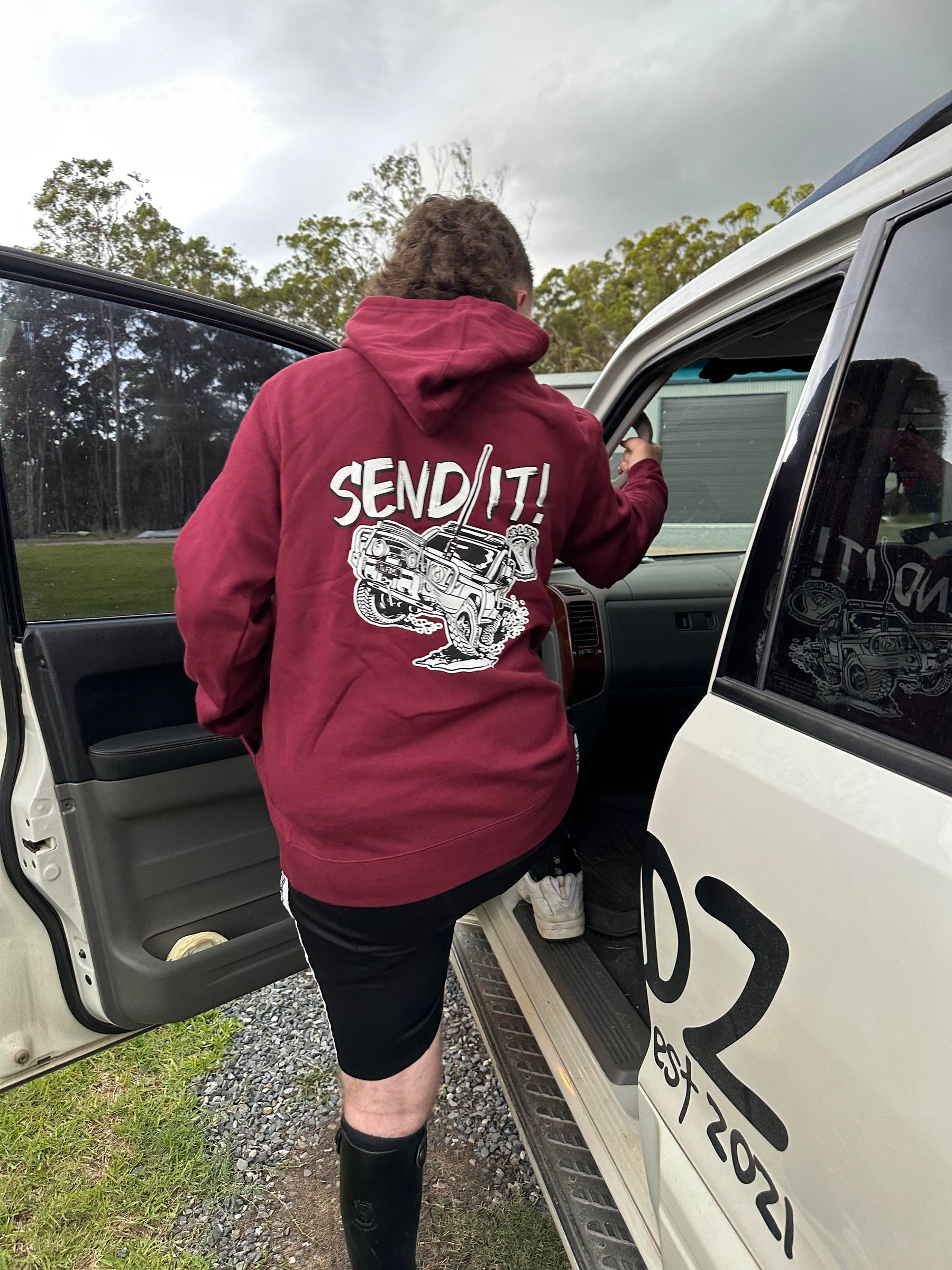 Winter Hoodie - Send It Landcruiser