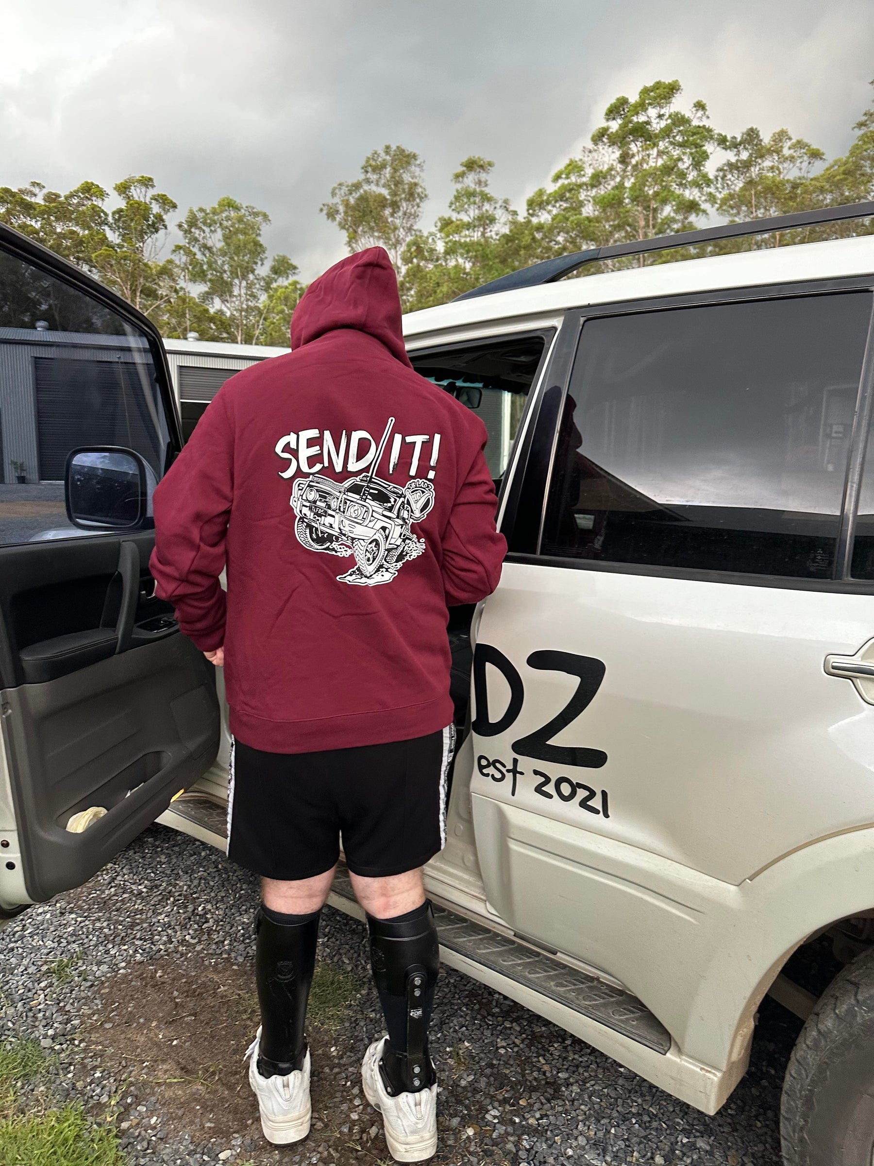 Winter Hoodie - Send It Landcruiser