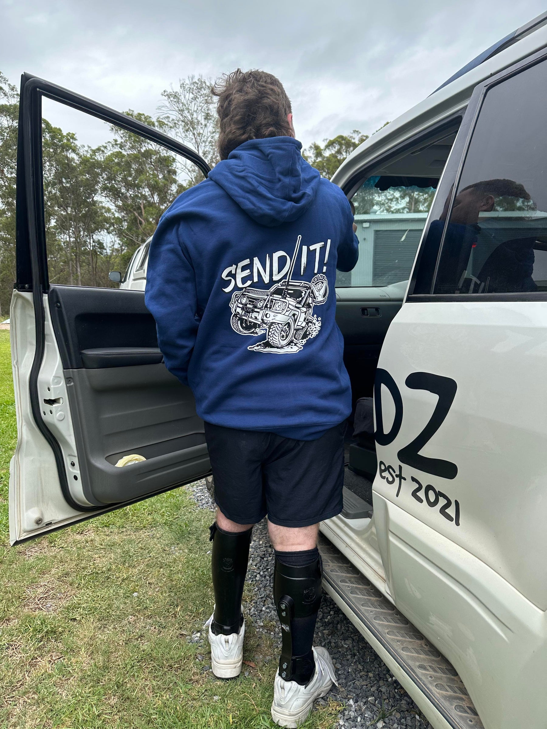 Winter Hoodie - Send It Landcruiser