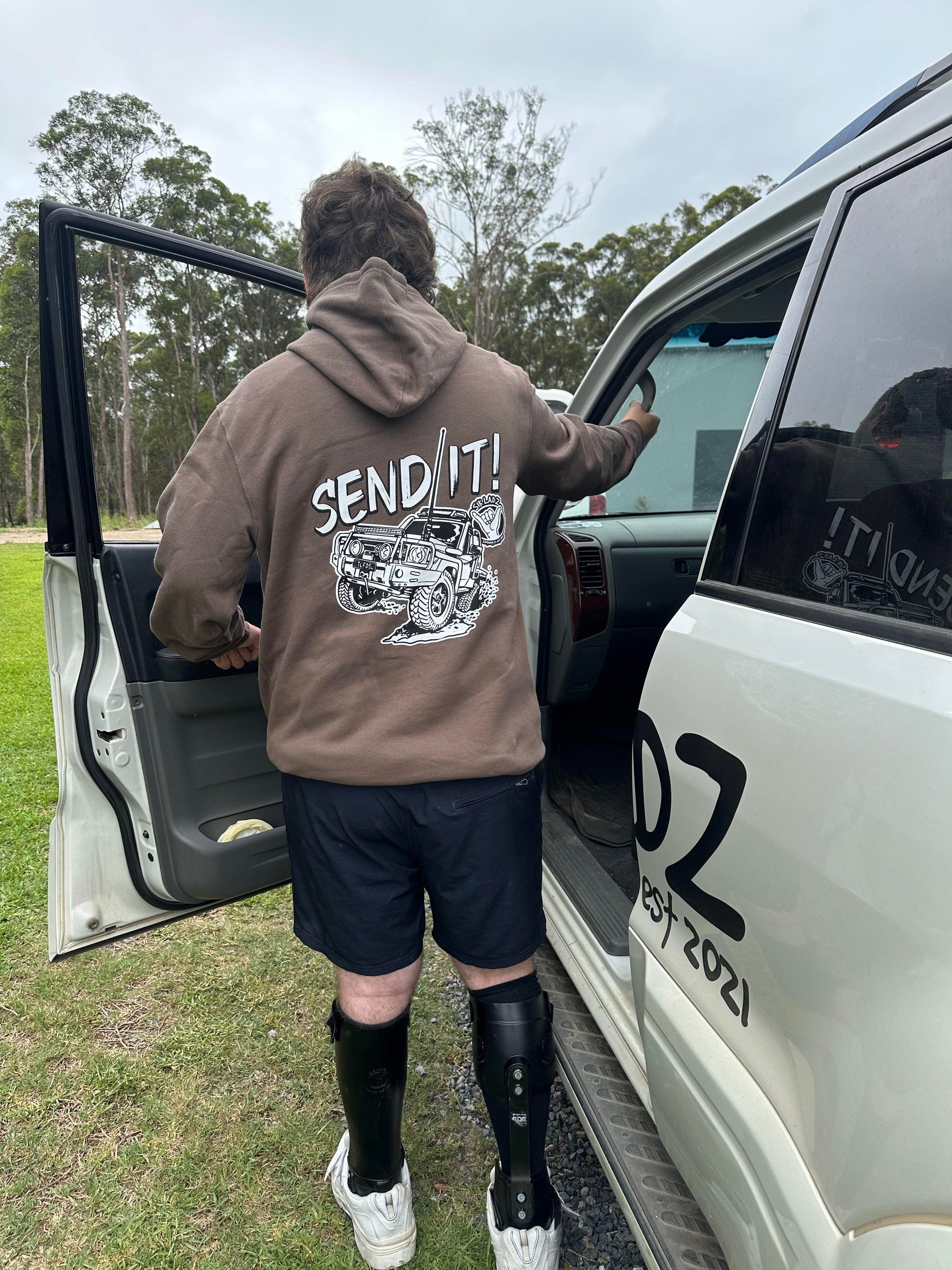 Winter Hoodie - Send It Landcruiser