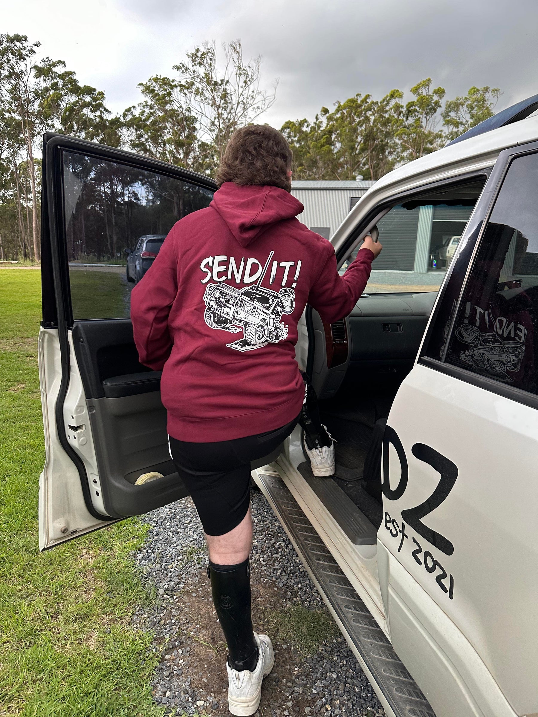 Winter Hoodie - Send It Landcruiser