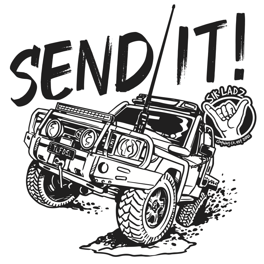 "Send It!" Landcruiser Sticker
